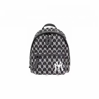 Mini Monogram Pattern Backpack, Lightweight Unisex Small Daypack, Fashion Casual Rucksack for Daily Outing School Travel