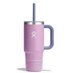 Hydro Flask Kids Tumbler for School - Stainless Steel and Insulated with Straw Cap - 24 Oz in Anemone Purple