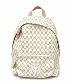 Monogram Pattern Unisex Backpack, Large Capacity 15.6 Inch Laptop Daypack, Fashion Street Style Rucksack for School Travel Commute