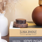 Mechanical Kitchen Timer with Loud Alarm - Black Walnut Wood Cooking Timer, 100% Battery-Free Desktop Timer for Cooking, Baking & Study