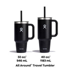 Hydro Flask 32 Oz Travel Tumbler with Handle, Lid and Straw - Insulated Stainless Steel in 32 Oz Sugar Crush