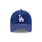 Dodgers MLB Snow Wash Cord Dark Blue 59FORTY A-Frame Fitted Cap