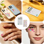 Basic Mini 4 Function Calculator,White Calculator Small for Middle School,Back to School First Day of School Supplies,Desk Calculator with Stickers,Solar Pocket Calculators for Students