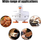 Cooking Timer Cute Duck Kitchen Timer 60 Minute Wind Up Mechanical Rotating Alarm for Kitchen Cooking Baking