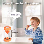 10 Minute Sand Timer Hourglass, Unbreakable Hourglass Sand Watch 10 Min, Reloj De Arena 10 Minutos, Colorful Plastic Hour Glass Sandglass for Classroom Games （Orange