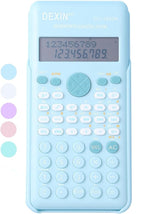 Scientific Calculators for Students, 240 Functions 2-Line Standard Scientific Calculator, Cute School Office Supplies，Math Calculator for School (Blue)