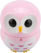 Cooking Timer, Cute Owl Shape Kitchen Timer, 55 Minutes Mechanical Rotating Timers for Cooking,Retro Kitchen Timers with Loud Alarm(pink1)