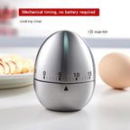 60 Minute Egg Timer, Kitchen Timers for Cooking, Wind Up Timer 0-60 Minutes, Timers for Classroom, Visual Timer for Kids, Mechanical Egg Shape Timer for Saunas and Hard Boiled Eggs (Egg Shape)