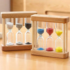 Creative 1/3/5 Minute Wooden Sand Glass Hourglass Timer Clock Home Decor Kitchen Tools Gift for Simple Style