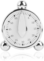 Kitchen Timers for Cooking Seniors 60 Minute Mechanical Kitchen Timer Loud Alarm Clock for Cooking Baking No Batteries Needed Visual Timer Ideal for Kitchen Management Precise Cooking Timing 1 Pack