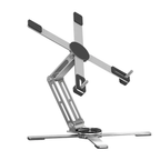 360° Rotatable Adjustable Aluminum Laptop & Tablet Stand Foldable Desktop Riser
