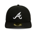 Atlanta Braves MLB Black Low Profile 59FIFTY Fitted Cap
