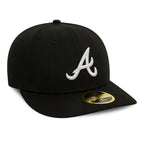 Atlanta Braves MLB Black Low Profile 59FIFTY Fitted Cap