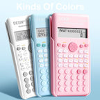 Scientific Calculators for Students, 240 Functions 2-Line Standard Scientific Calculator, Cute School Office Supplies，Math Calculator for School (Blue)