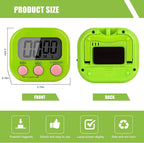 6 Pack Multi-Function Electronic Timer, Colorful Kitchen Timers Digital Magnetic, Countdown Timer, Big LCD Display Loud Alarm Kitchen Timers for Cooking, Bathing, Gym, Meeting, Classroom