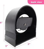 60 Minute Wind Up Timer, Visual Mechanical Timer, from 0 to 60 Minutes, for Kitchen, Hair Color Processing, Tanning Time, Kids' Home and Classroom Activities or Timeouts, Black