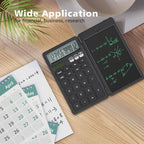 Desk Calculator with Erasable LCD Notepad Calculators ROATEE Desktop Basic Calculators for Middle School Cute Pocket Simple Calculator Office Desk Accessories Supplies Home Office Essential Big Button