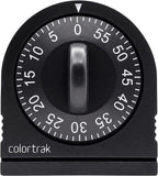60 Minute Wind Up Timer, Visual Mechanical Timer, from 0 to 60 Minutes, for Kitchen, Hair Color Processing, Tanning Time, Kids' Home and Classroom Activities or Timeouts, Black