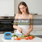 16 Pack Multi-Function Electronic Timer - Kitchen Timer,Magnetic Digital Timers,Big LCD Display, ON/Off Switch,Extensively Use in Cooking,Gym, Meeting, Classroom,Kitchen,Study,Work,Outdoor Activities