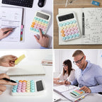 Mr. Pen- Mechanical Switch Calculator, 12 Digit Large LCD Display | Colorful with Big Buttons, Mechanical Switch Calculator for Home, School, Office