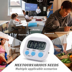 16 Pack Multi-Function Electronic Timer - Kitchen Timer,Magnetic Digital Timers,Big LCD Display, ON/Off Switch,Extensively Use in Cooking,Gym, Meeting, Classroom,Kitchen,Study,Work,Outdoor Activities