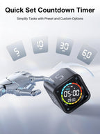 Pomodoro Timer Cube – Smart Focus Timer with Presets, Custom Countdown & Silent Vibration Alerts for Productivity