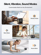 Pomodoro Timer Cube – Smart Focus Timer with Presets, Custom Countdown & Silent Vibration Alerts for Productivity
