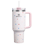 Stanley 4th of July Blue Starry Stripes 40 oz Stainless Steel H2.0 FlowState Quencher Tumbler PREORDER