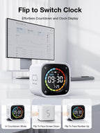 Pomodoro Timer Cube – Smart Focus Timer with Presets, Custom Countdown & Silent Vibration Alerts for Productivity
