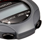 CITIZEN RHYTHM 8RDA04‑008 Sports Stopwatch, Multi‑Function Timer, Simple Cumulative & Split Timing, Dual‑Time Recording